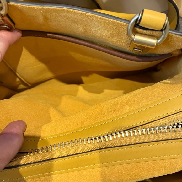 Coach Yellow Satchel with Mickey Mouse Design - Picture 7 of 9